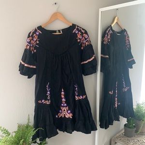 Free People boho baby doll dress